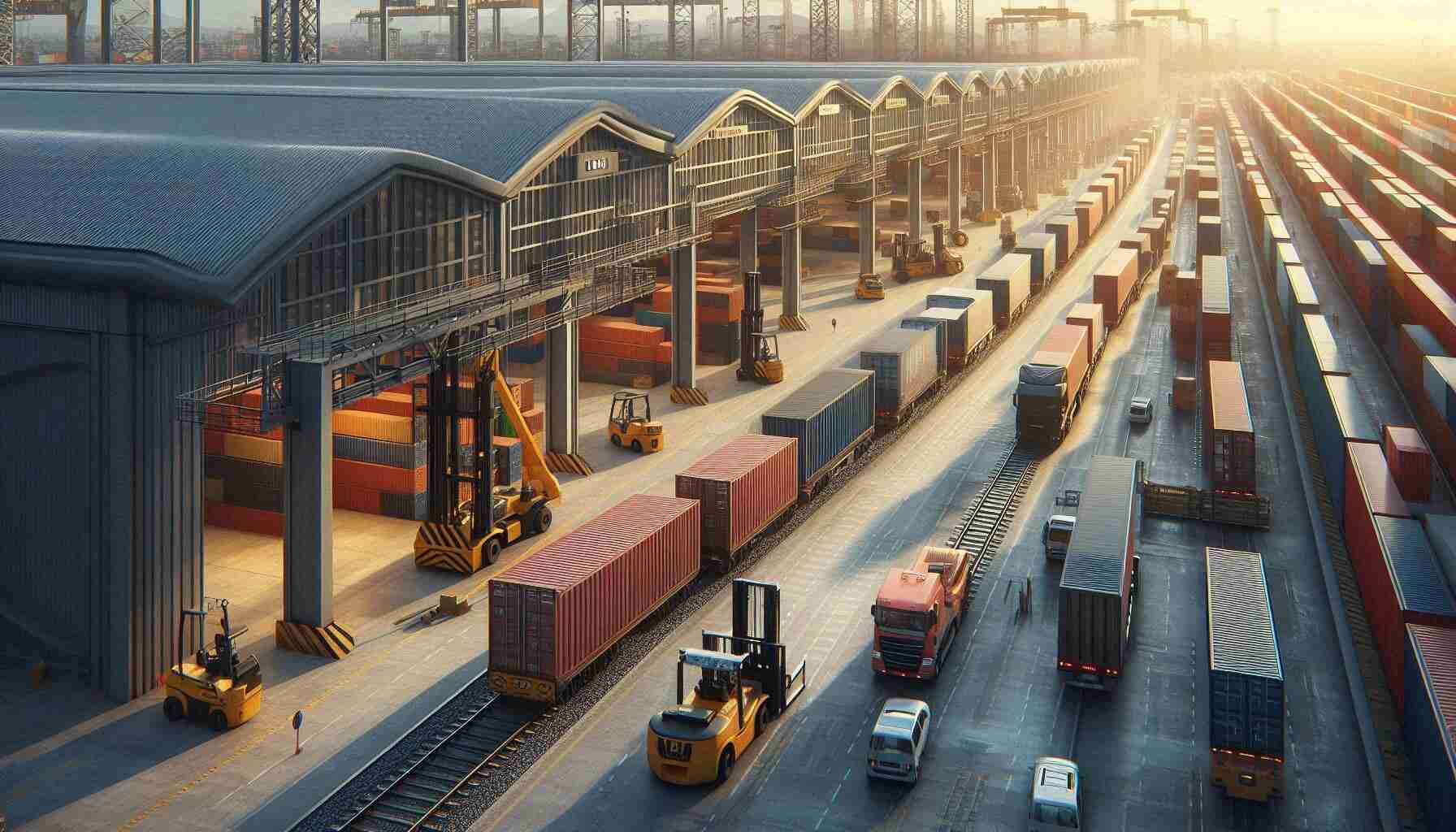 Transpacific transport operations with truck loading
